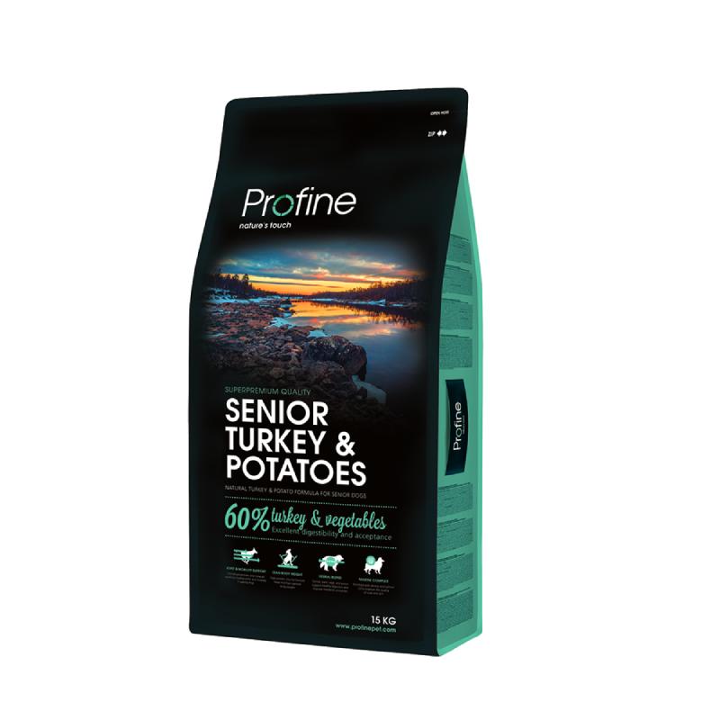 Profine Dog Senior Turkey & Potatoes 15Kgr