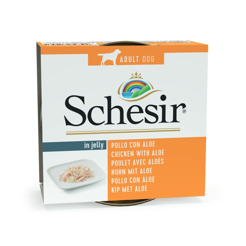 Schesir dog  κοτόπουλο & αλοη150g  