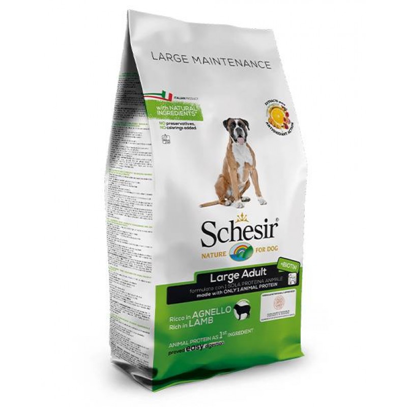 Schesir Dog Maintenance Large Adult Lamb 12kg