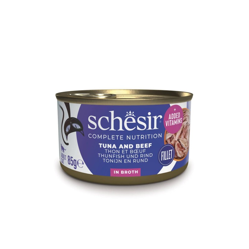 Schesir Tuna and Beef with Rice in Cooking Water 85g
