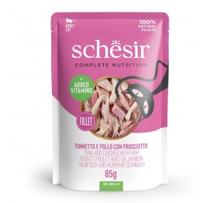 Schesir Tuna And Chicken With Ham in jelly 85g