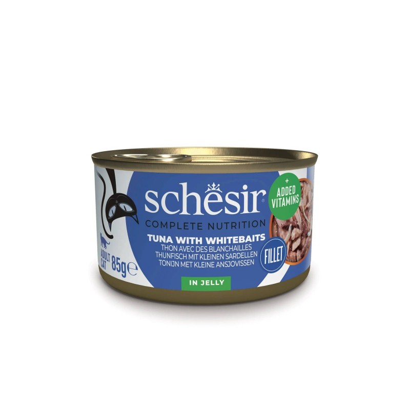 Schesir Tuna with Whitebaits in Jelly 85g