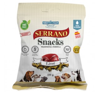 Λιχουδιές Serrano σε μικρές μπουκιές με συκώτι 100gr