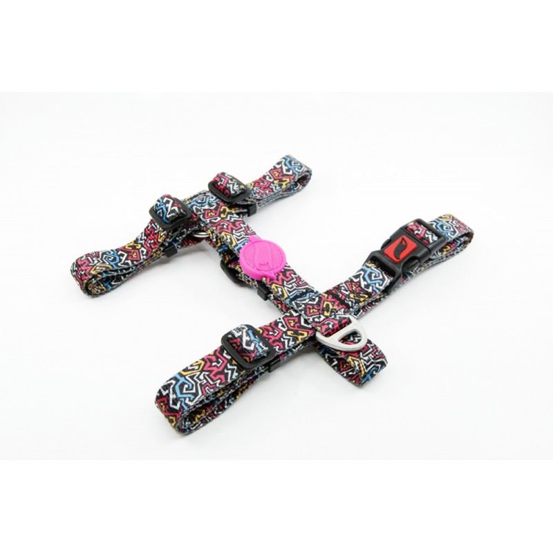 Tailpetz H-Harness Graffity Σαμαράκι Large