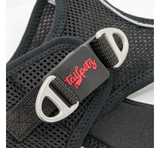 Tailpetz Airmesh Black Μαύρο Σαμαράκι γιλέκο 2XS