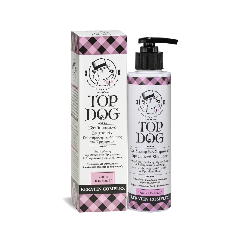 Top dog keratin complex shampoo 250ml