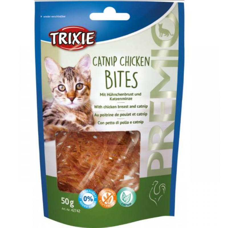Trixie PREMIO Catnip Chicken Bites 50g