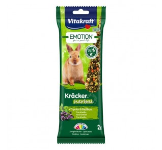 Vitakraft Emotion Kracker Duo για κουνέλια με βότανα 2τμχ onesize