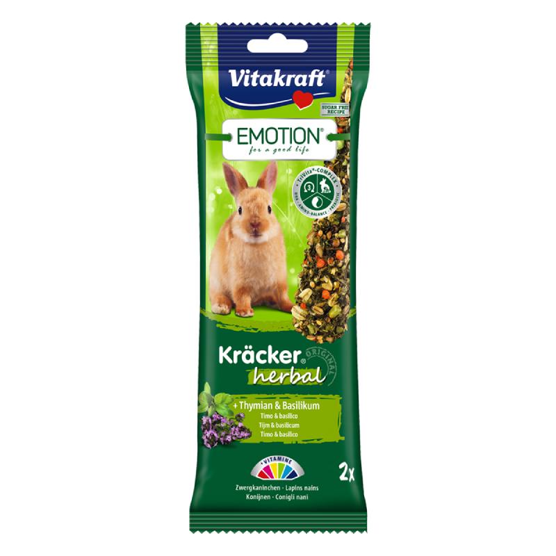 Vitakraft Emotion Kracker Duo για κουνέλια με βότανα 2τμχ onesize