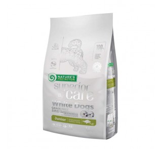 Nature's Protection Superior Care White Dogs Grain Free Junior Small & Mini Fish 1.5kg